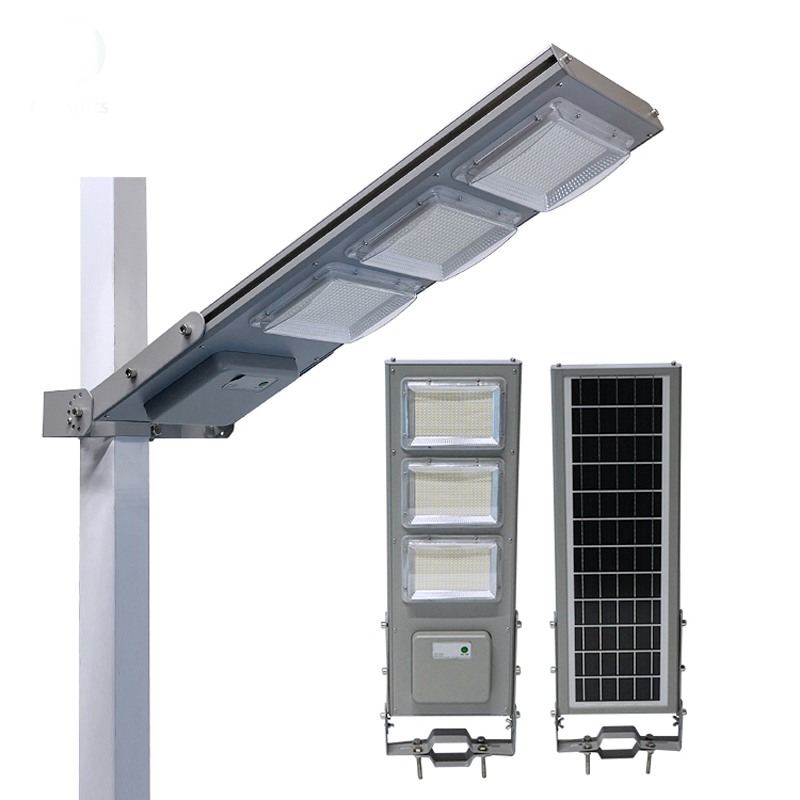 Ensunlight Factory Price Ip65 Waterproof Outdoor Aluminum 100w 150w Integrated All in One Solar Led Street Light